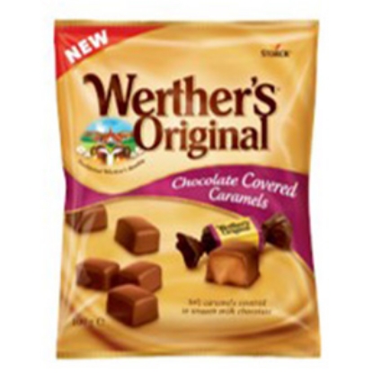 Picture of Bags Werthers Choc Covered Caramels 125g x14